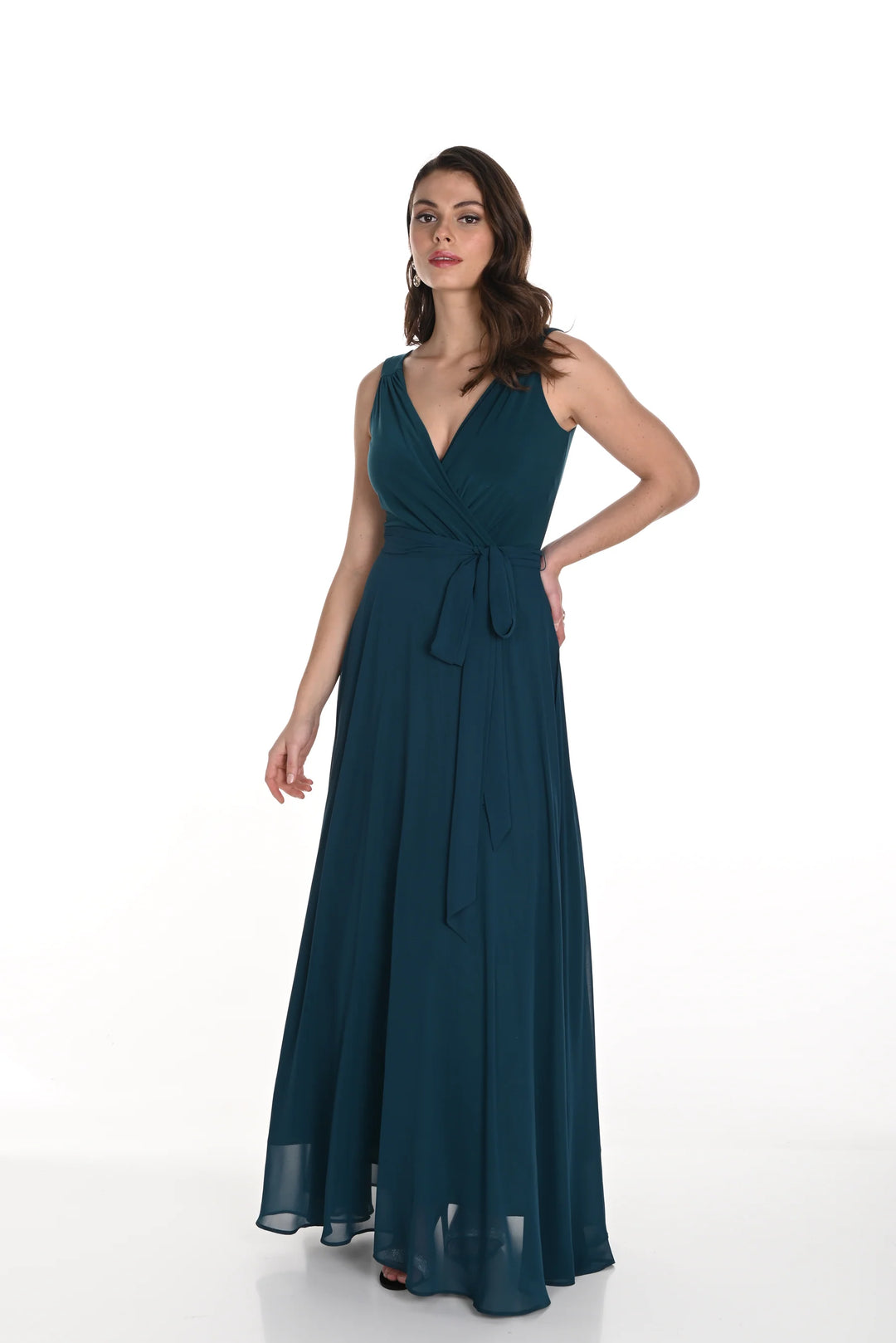 Frank Lyman Style 249014 Evening Gown in Spruce Green Frank Lyman Style 249014 Evening Gown in Spruce Green
