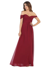 Sara's Fashion  Off-the-Shoulder Long Size Maxi For Mother of Bride, Bridesmaid, Grad and Prom In East Edmonton