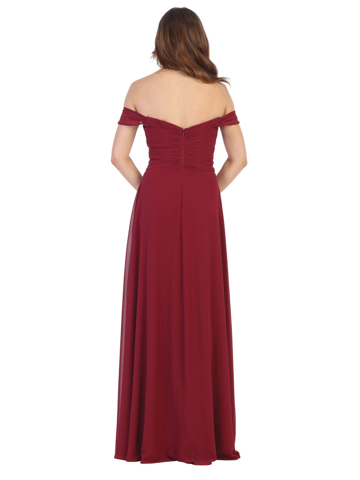 Sara's Fashion Open Back Maxi For Mother of Bride, Bridesmaid, Grad and Prom In East Edmonton Mall.