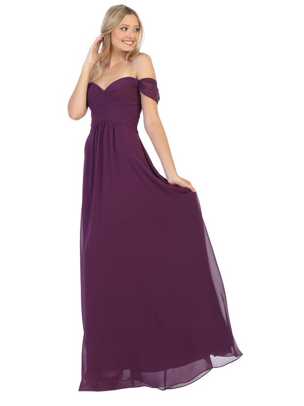 Sara's Fashion A-Line, Off-the-Shoulder Long Size Maxi For Prom In Edmonton