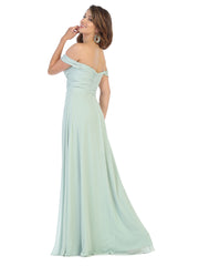 Sara's Fashion A-Line, Off-the-Shoulder Long Size Maxi For Grad  In Edmonton
